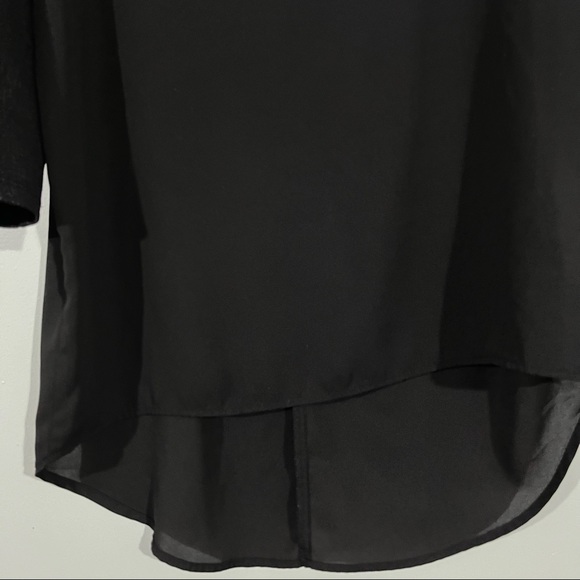 Buddy Love size medium sheer black tunic top - Picture 5 of 8